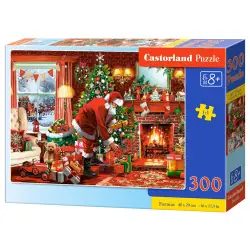 Пъзел 300 ел. Castorland Специална доставка от Дядо Коледа 030538