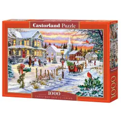 Пъзел 1000 ел. Castorland Коледното дърво идва 105274