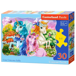 Пъзел 30 ел. Castorland Селфи на сладки понита 03822