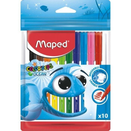 Флумастери 10цв. МАПЕД ОКЕАН