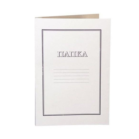 Еко папка бяла с машинка
