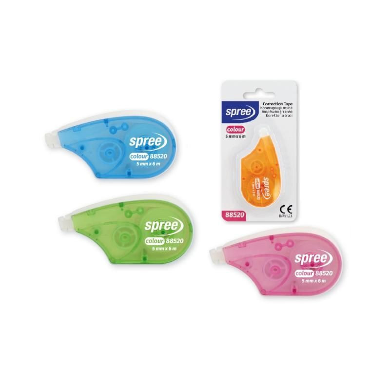 Коректор лента Spree 88520 5мм х 6м. ,colour
