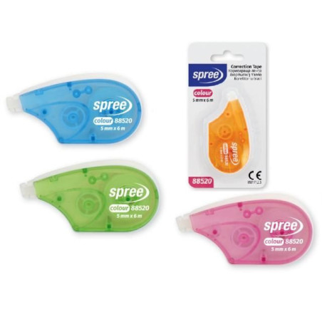 Коректор лента Spree 88520 5мм х 6м. ,colour