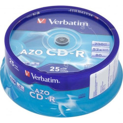 CD - R VERBATIM CRISTAL AZO
