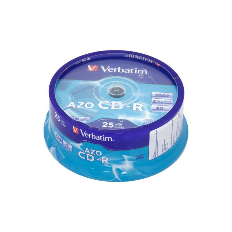 CD - R VERBATIM CRISTAL AZO
