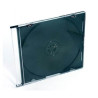 CD BOX тънки черни за1 CD- 5.2mm