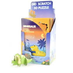 Скрач 3D пъзел Динозавър