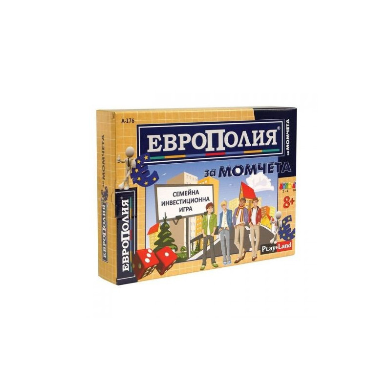 Игри картон. А-176 ЕВРОПОЛИЯ ЗА МОМЧЕТА