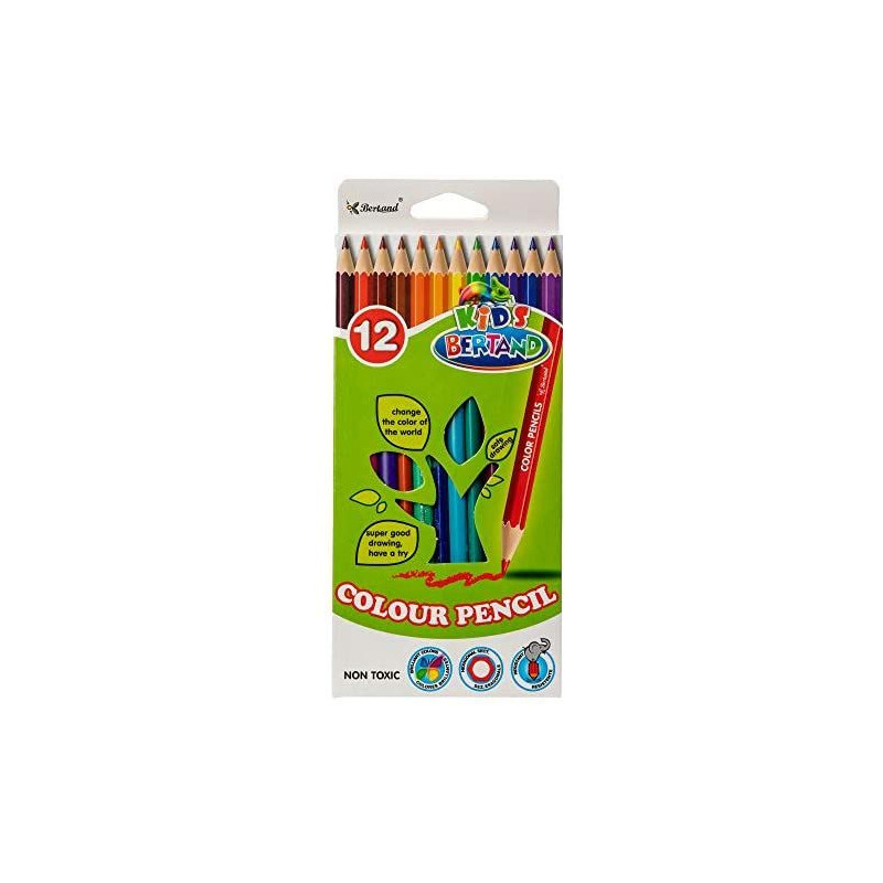 Цветни моливи 12 цв.Bertand BD 1807
