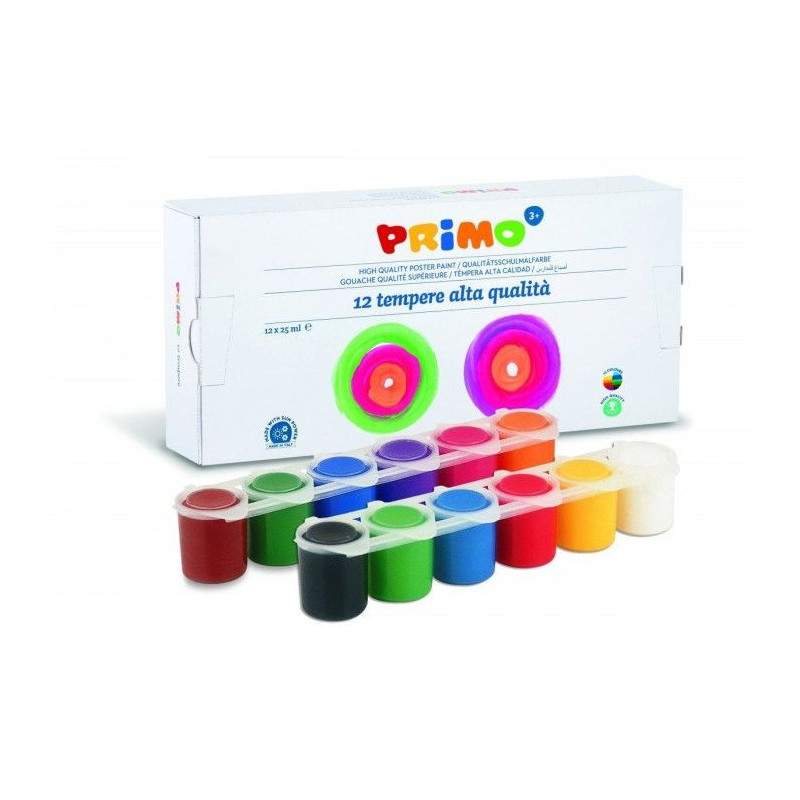 Темпер 12 цв.х25мл.в бурканче 252ТВ12 Primo