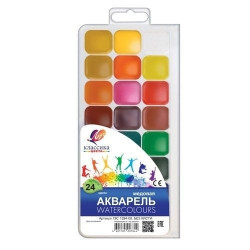 Медов акварел 24цв ЛУЧ 1294