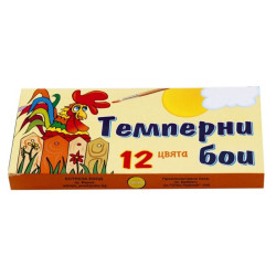 Темперни бои 12 цв. туба / 24
