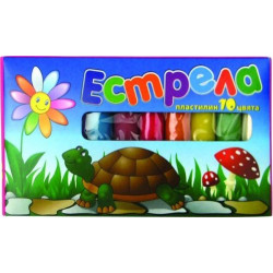 Пластилин 10 цв  Естрела