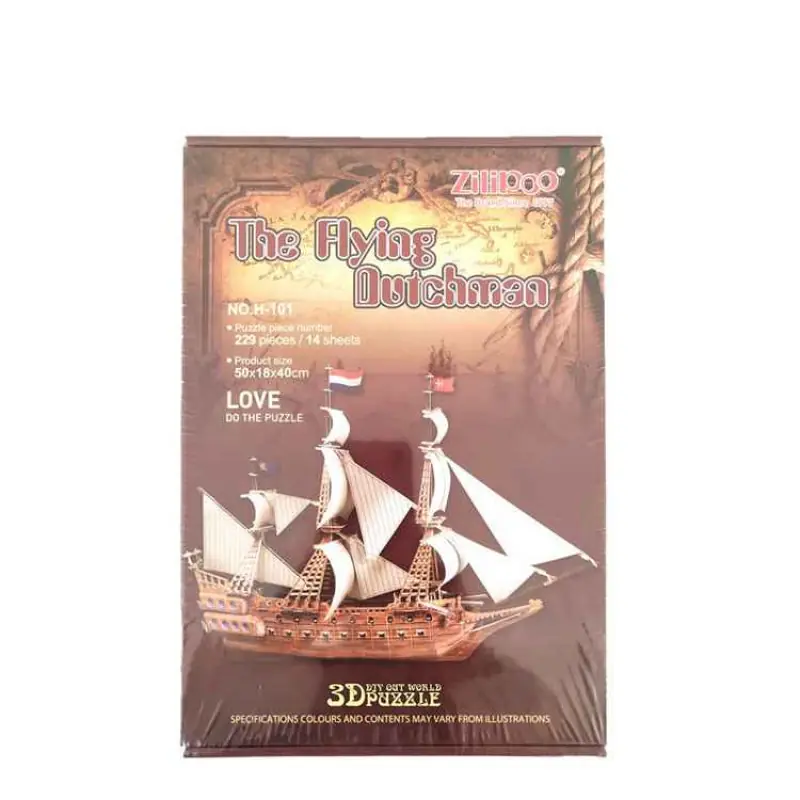 Пъзел триизмерен - кораб "The Flying Dutchman"