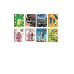 Тефтер  80л. сп. меки кори
