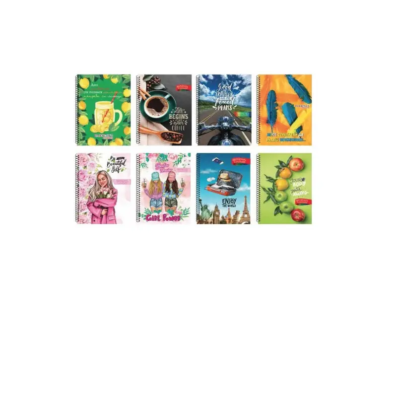 Тефтер  80л. сп. меки кори