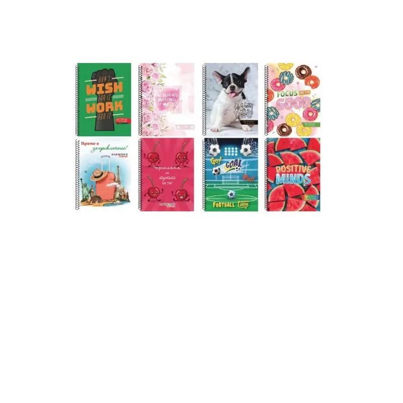 Тефтер  80л. сп. меки кори