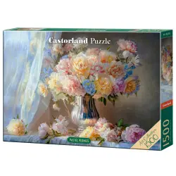 Пъзел 1500 ел. Castorland Пастелни божури 152278