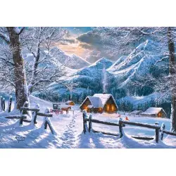 Пъзел 1500 ел. Castorland Снежно утро 151905