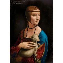 Пъзел 1000 ел. Castorland   Дамата с хермелина, Леонардо да Винчи 105168