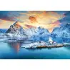 Пъзел 1000 ел. Castorland Изгрев на Sakrisøy, Лофотен, Норвегия 105366