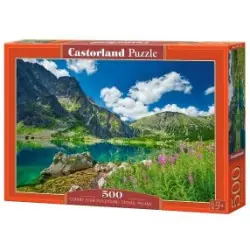 Пъзел 500 ел. Castorland Черно езеро под планината Риси, Татри, Полша 54145