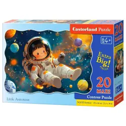 Пъзел 20 ел. Castorland Малък астронавт 02450