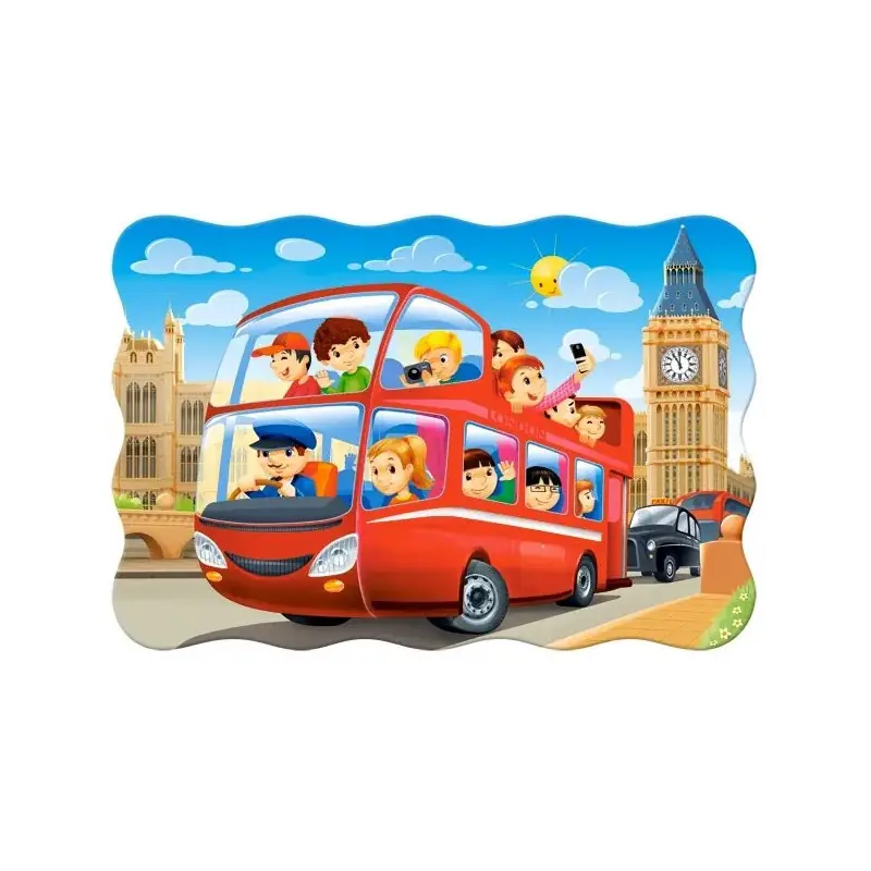 Пъзел 20 ел. Castorland Лондонски автобус 02443