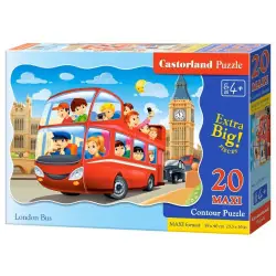 Пъзел 20 ел. Castorland Лондонски автобус 02443