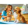Пъзел 120 ел. Castorland Кучета при ветеринаря 13616