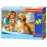 Пъзел 120 ел. Castorland Кучета при ветеринаря 13616