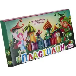 Пластилин 10 цв. Политом