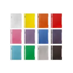 Папка PVC с перфорация 760 SPR , А4 - цвят червен