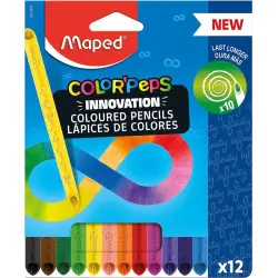 Цветни моливи Мапед COLORPEPS INFINITY 12цвята