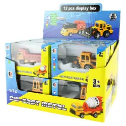 Строителни камиони, 6 модела, мащаб 1:72