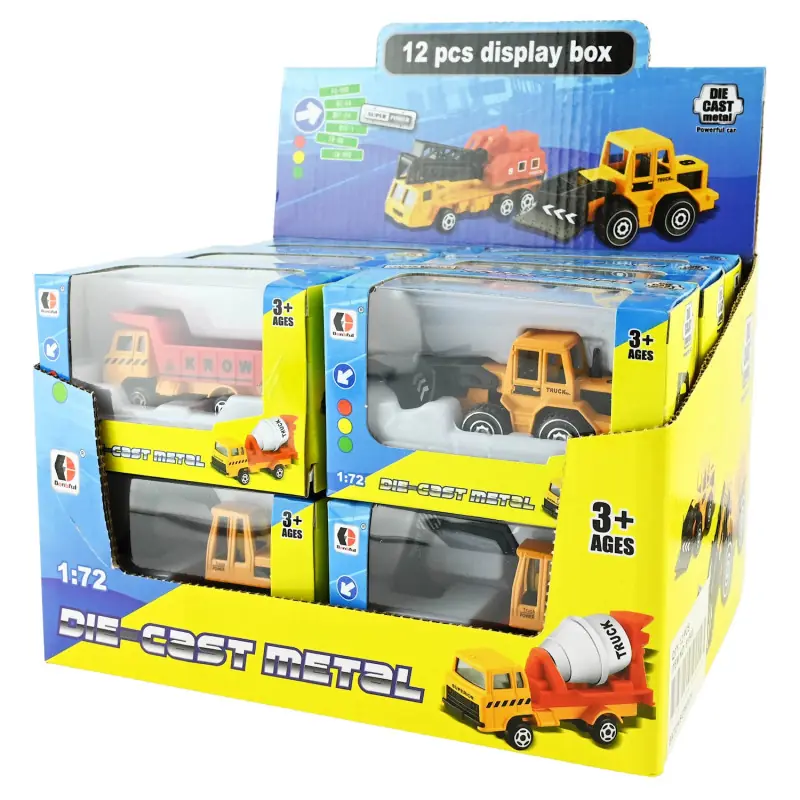 Строителни камиони, 6 модела, мащаб 1:72