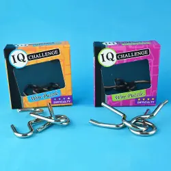 Пъзел IQ,  метален, 8 модела, 24 бр./ стелаж
