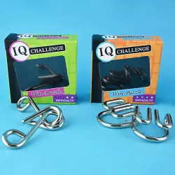 Пъзел IQ,  метален, 8 модела, 24 бр./ стелаж