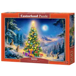 Пъзел 500 ел. Castorland Бъдни вечер 54244
