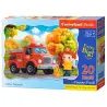 Пъзел 20 ел. Castorland Малък пожарникар 02467