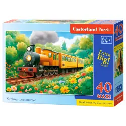 Пъзел 40 ел. Castorland Летен локомотив 040414