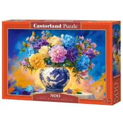 Пъзел 500 ел. Castorland Цветя в китайски порцелан 54169