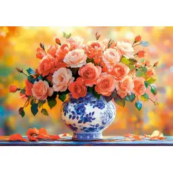 Пъзел 1500 ел. Castorland Летни рози 152315