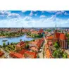Пъзел 1000 ел. Castorland Въздушна гледка към Вроцлав, Полша 105526