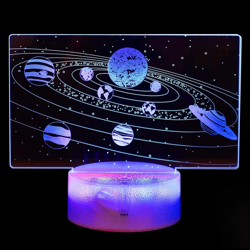 3D LED светещи планети с дистанционно управление