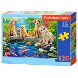 Пъзел 120 ел. Castorland Езерце Кои 13661