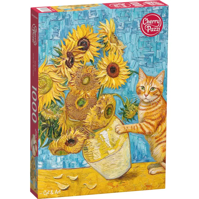 пъзел Cherry Pazzi 1000 ел.  Котка и изкуство 31629