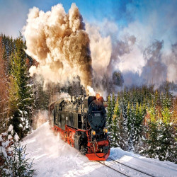 Пъзел 1000 ел. Castorland Парен влак 103409