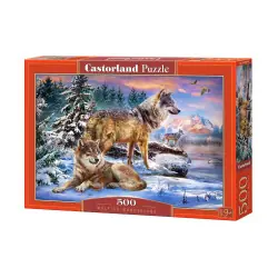Пъзел 500 ел. Castorland Вълци 53049