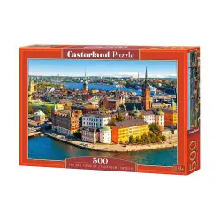 Пъзел 500 ел. Castorland Старият град на Стокхолм, Швеция 52790